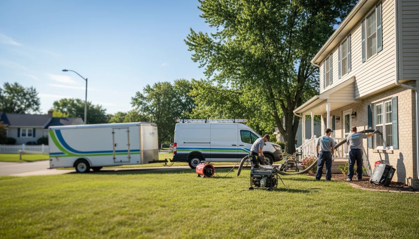 Flooded Basement Restoration And Cleanup With Repair in Moran, KS near me